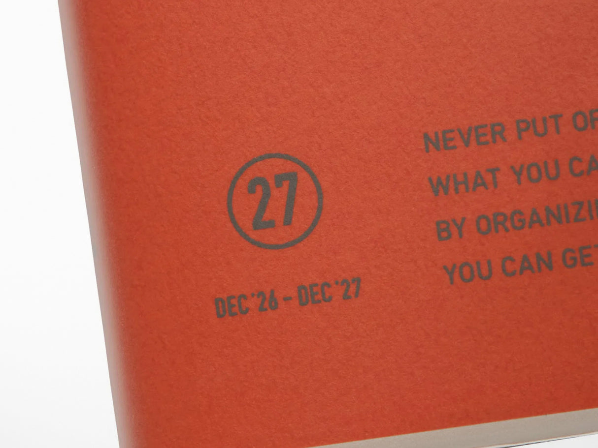Hightide 2027 Weekly Schedule Book Nähe B6 Slim Vertical