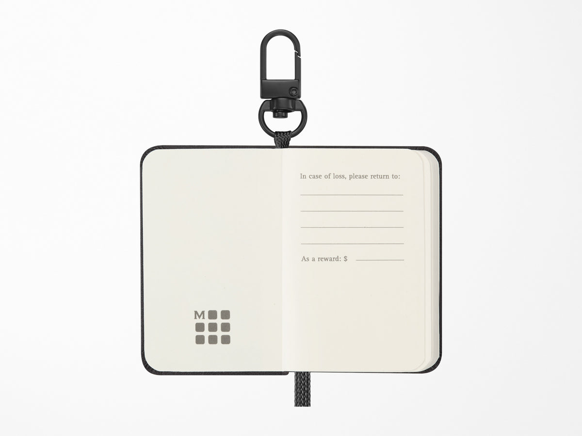 Moleskine Black Mini Charm Notebook