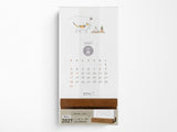 Midori Stand Calendar 2027 - Cat