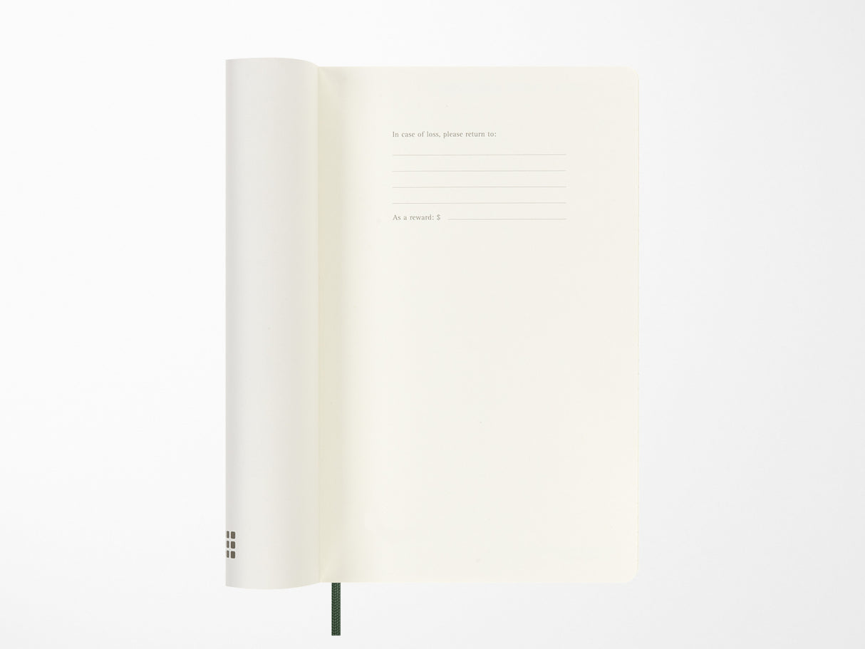 Moleskine 2027 Daily Planner - Myrtle Green Soft Cover