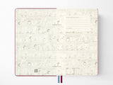 Moleskine x Peanuts Limited Edition Large Red Plain Page Notebook