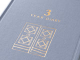 3 Year Diary Gate Mini - Blue Purple