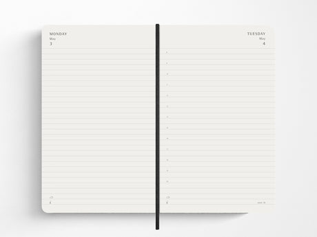 Moleskine 18 Month 2026-2027 Daily Planner - Black Hardcover