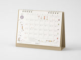 Midori Desk Calendar 2027 - Medium Cat