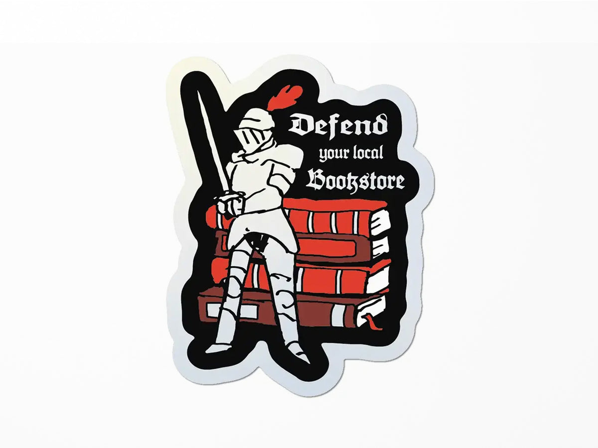 Defend Your Local Bookstore Die Cut Sticker