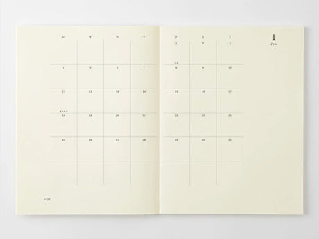 MD Notebook Monthly Diary A4 Variant THIN 2027