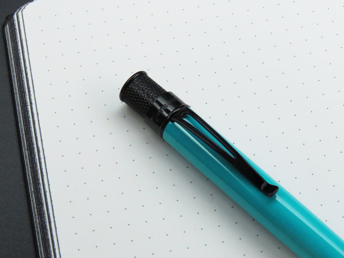 Retro 51 Tornado Rollerball Pen - Stealth Lacquer Deep Aqua