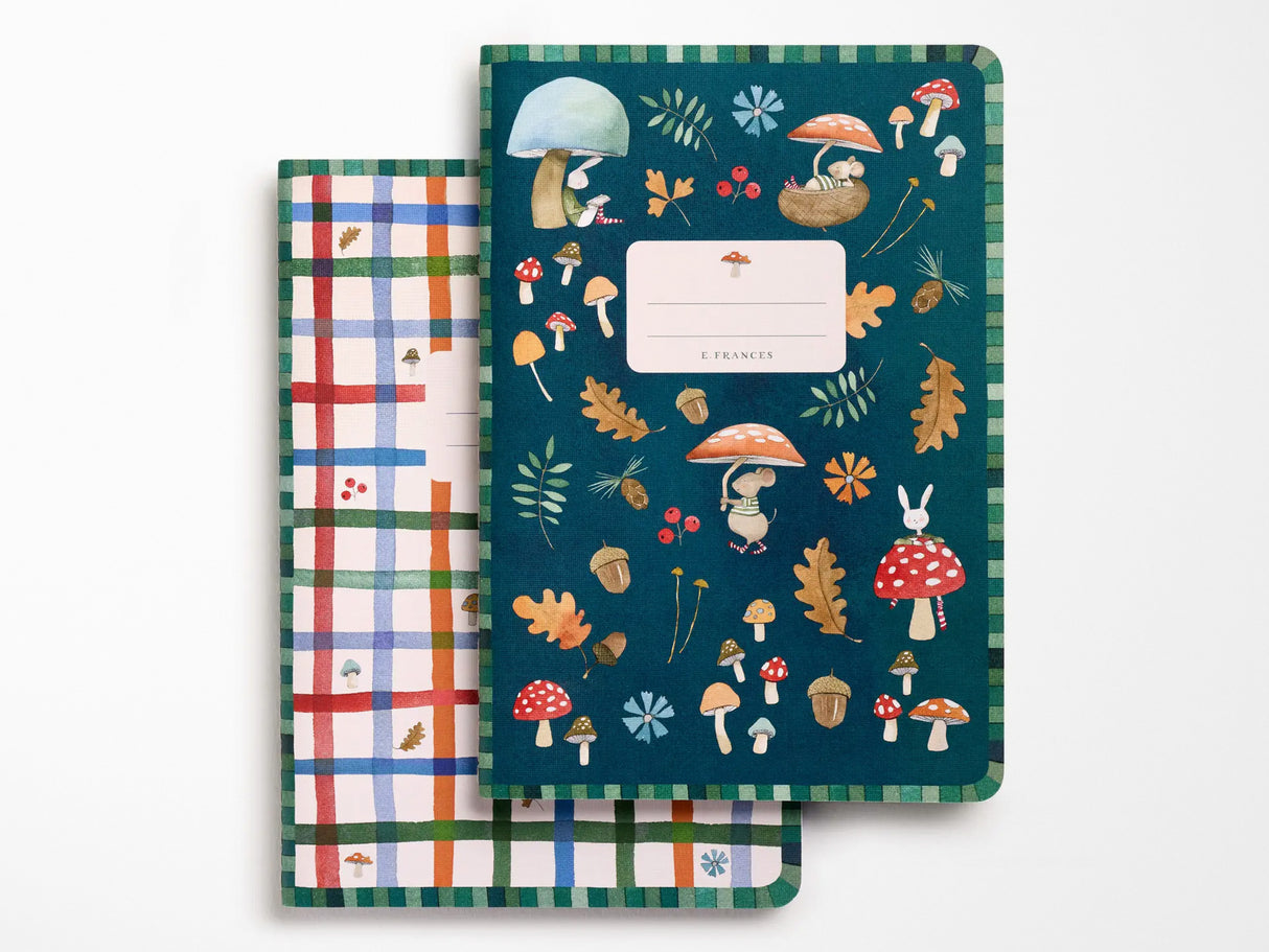 Through The Woods Set of Two Stitched Notebooks