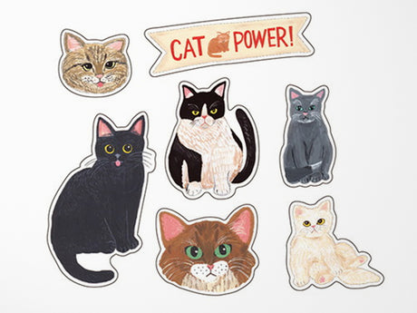 Cat Power Flake Sticker Pack