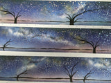 Holographic Foil Washi Tape - Milky Way With Trees