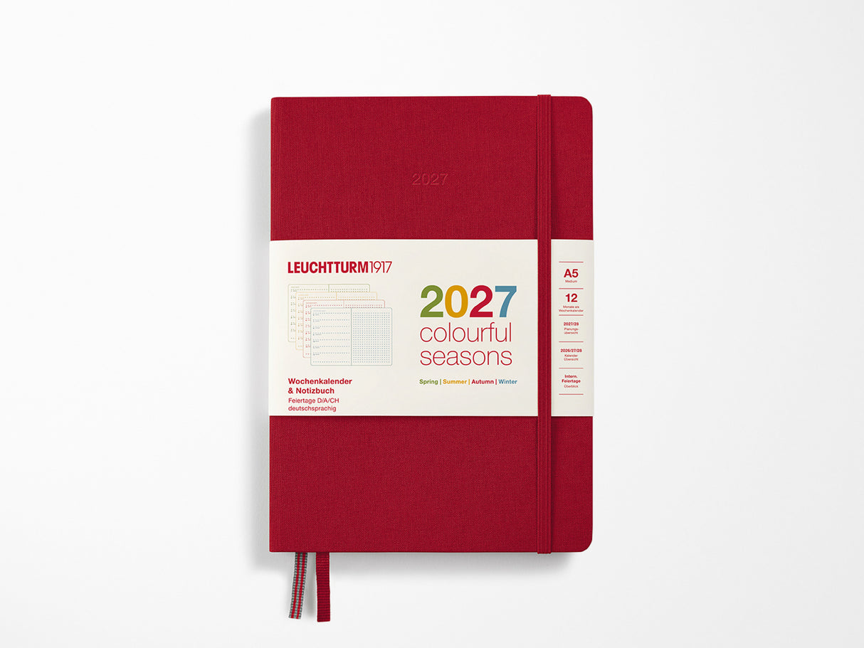 2027 Leuchtturm 1917 Weekly Planner & Notebook - Colorful Seasons