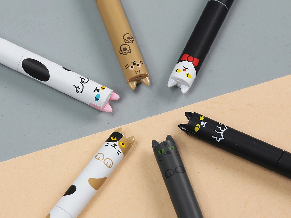 Expression Cat Gel Pen - Assorted