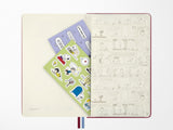 Moleskine x Peanuts Limited Edition Large Red Plain Page Notebook