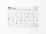 Midori Desk Calendar 2027 - A4 Ojisan