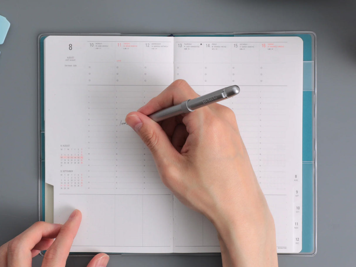 Hightide 2027 Weekly Schedule Book Nähe B6 Slim Vertical