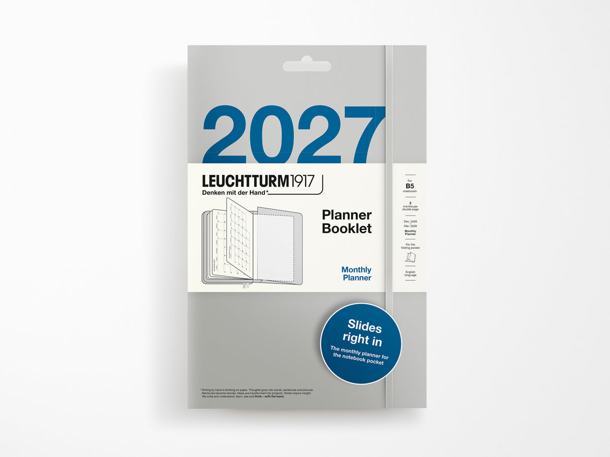 2027 Leuchtturm 1917 Booklet Monthly Planner