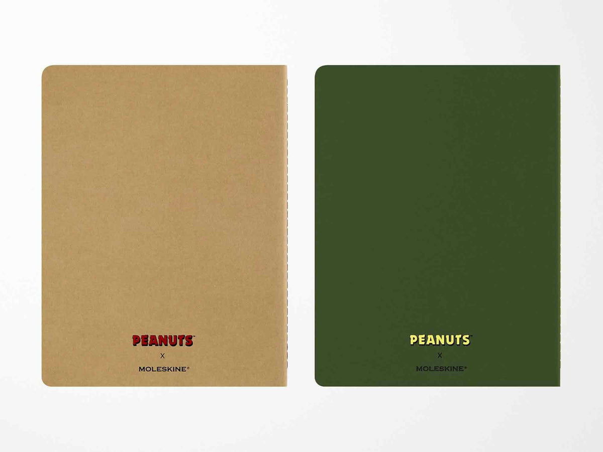 Moleskine Peanuts Limited Edition Cahier Journal - Snoopy and Wookstock Set of 2
