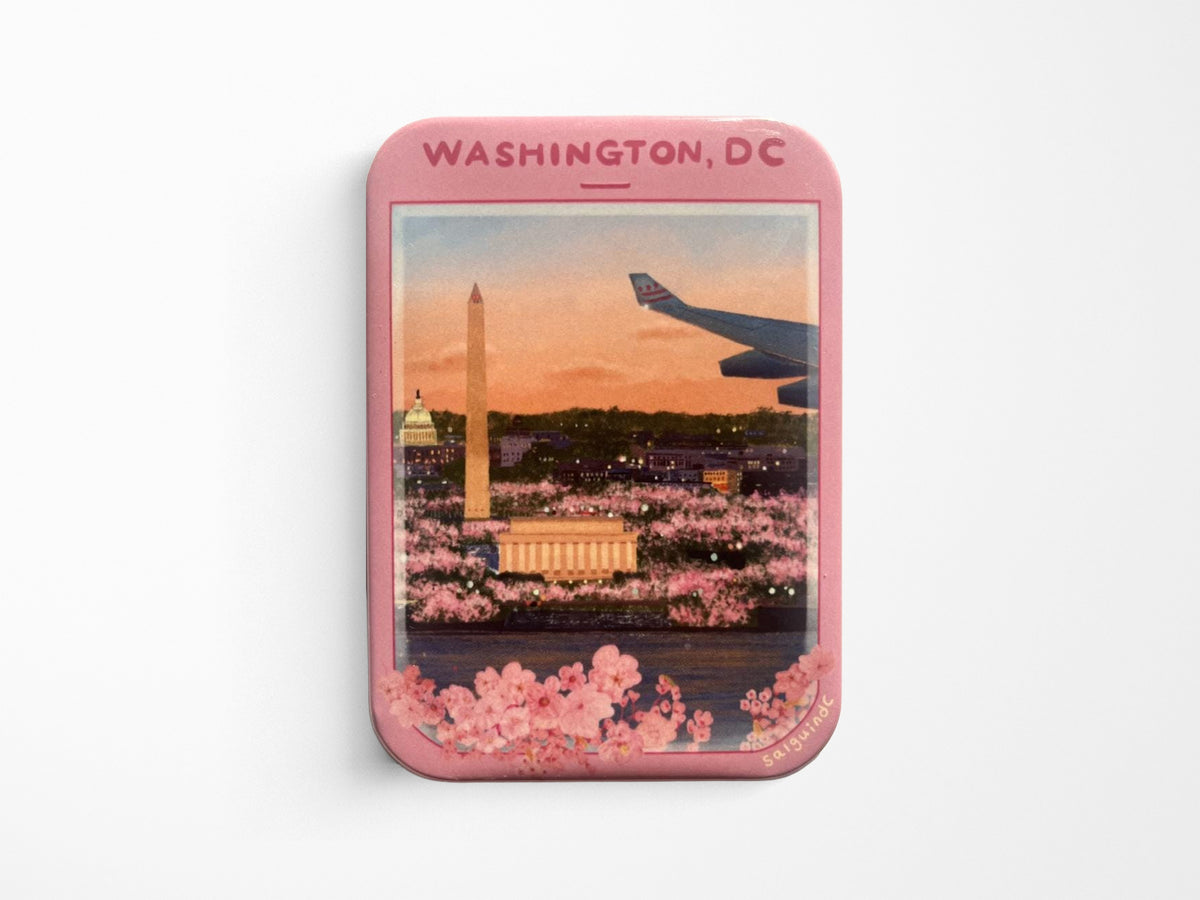 Washington DC in Bloom from the Window Magnet