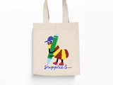 Scribble Bug Mini Canvas Tote