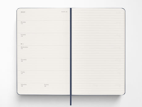 Moleskine 2027 Weekly Planner - Sapphire Blue Hardcover