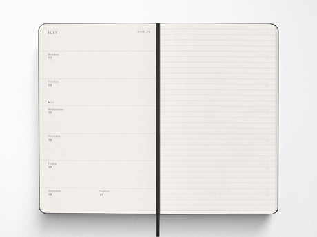 Moleskine 2027 Weekly Planner - Black Hardcover