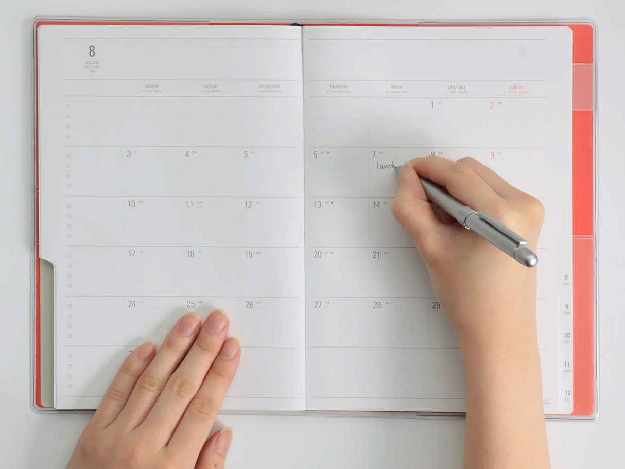 Hightide 2027 Weekly Schedule Book Nähe A5 Vertical