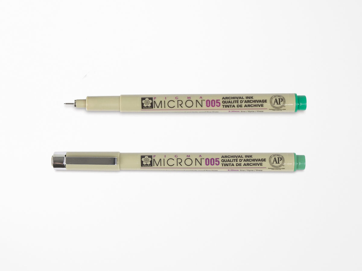 Green Pigma Micron Pen