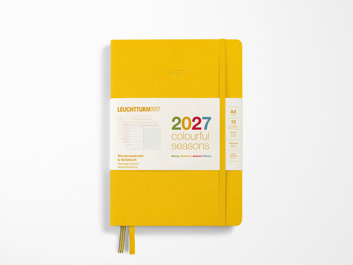 2027 Leuchtturm 1917 Weekly Planner & Notebook - Colorful Seasons
