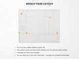 Hightide 2027 Weekly Schedule Book Nähe B6 Slim Vertical
