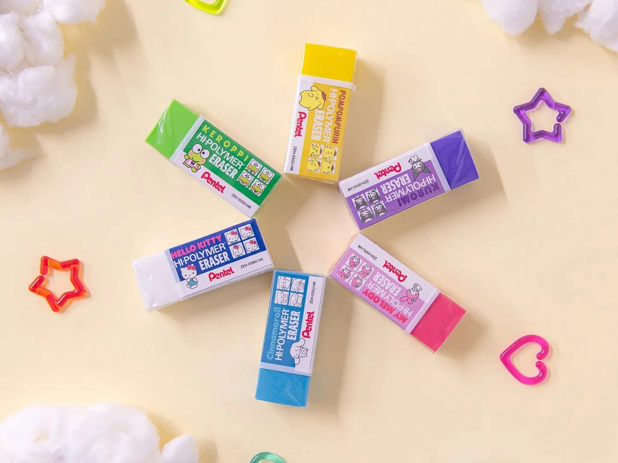 Pentel Hello Kitty & Friends Assorted Erasers