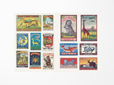 Vintage Matchboxes A Little Sticker Book