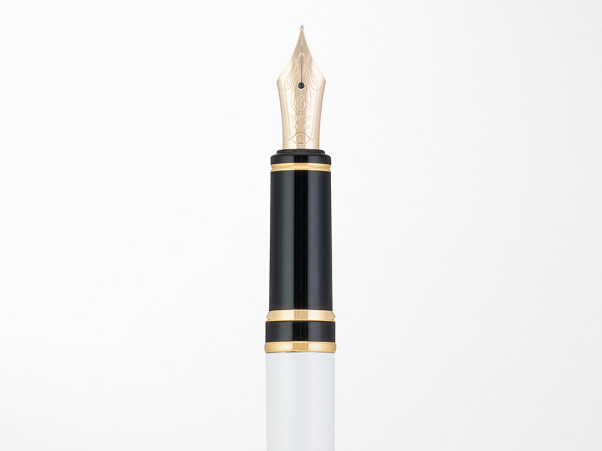 Pilot Grance Fountain Pen - Pearl White