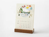 Midori Stand Calendar 2027 - Laser Cut Landscapes
