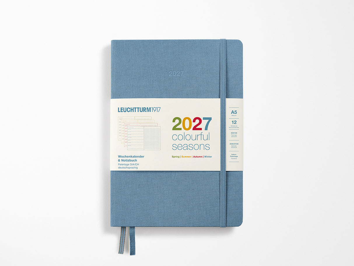 2027 Leuchtturm 1917 Weekly Planner & Notebook - Colorful Seasons