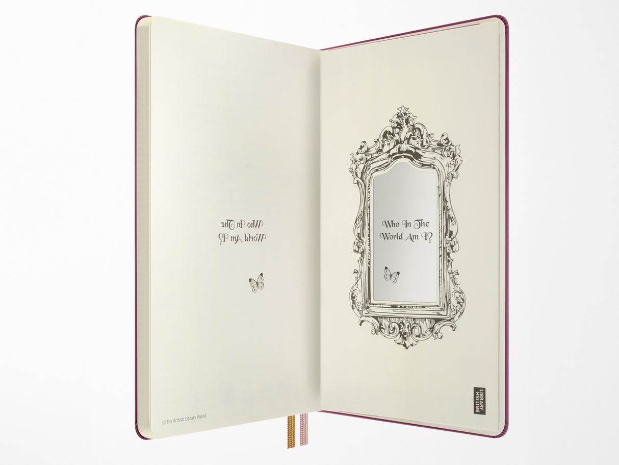 Alice's Adventures in Wonderland Notebook - Queen of Hearts