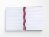 Love Cats Blanco Spiral Notebook