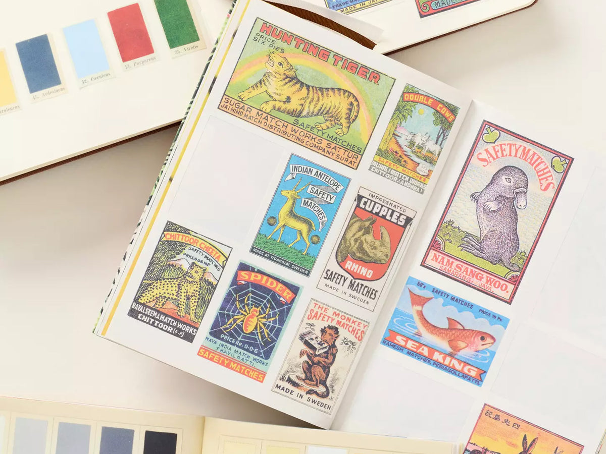 Vintage Matchboxes A Little Sticker Book