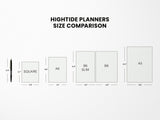 Hightide 2027 Weekly Schedule Book Nähe A5 Vertical
