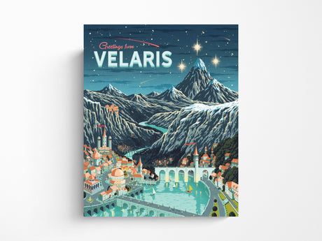 A Court of Thorns and Roses Official Greetings from Velaris 1000-Piece Puzzle