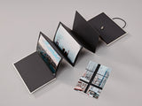 A Natural Affair Color Block Leporello Photo Album - Desert