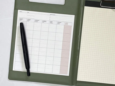 A5 Fieldpad Refill Monthly Undated