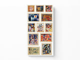 Abstract Art Stamps Sticker Sheet