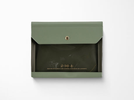 Alettone Document Case for A6 Size - Olive