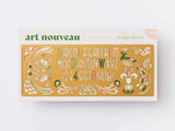 Art Nouveau Brass Template Design Stencil