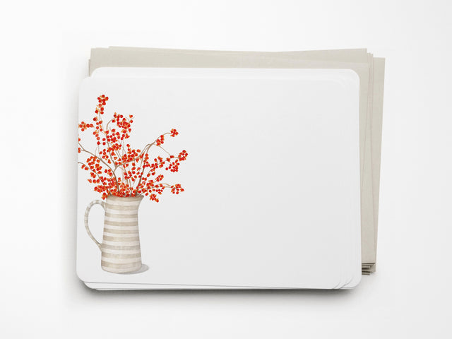 Autumn Berry Pitcher Flat Notes