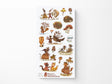 Autumn Woodland Whimsy Sticker Sheet