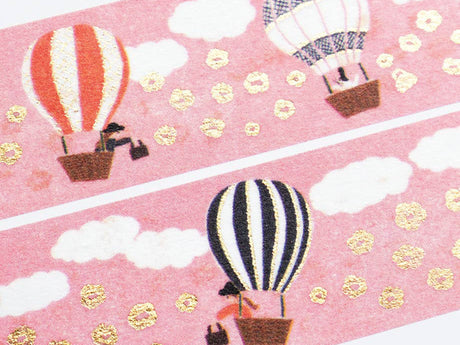 Balloon Journey Gold Foil Washi Tape