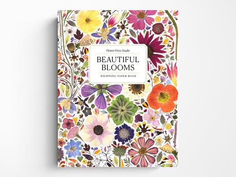 Beautiful Blooms Wrapping Paper Book