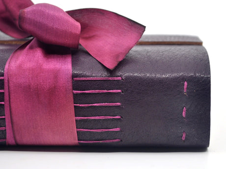 Berry Charm One of a Kind Leather Journal