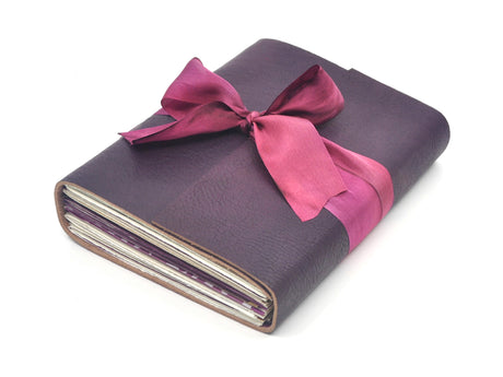 Berry Charm One of a Kind Leather Journal